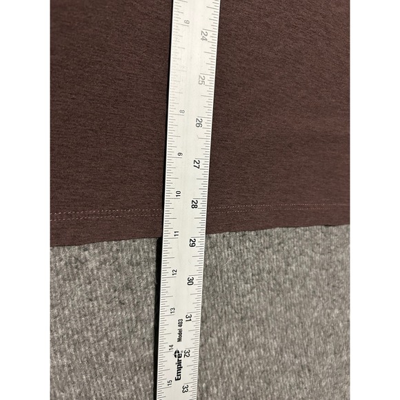 Vuori strato tech polo shirt mens burgundy Large stretch performance read - Picture 6 of 6